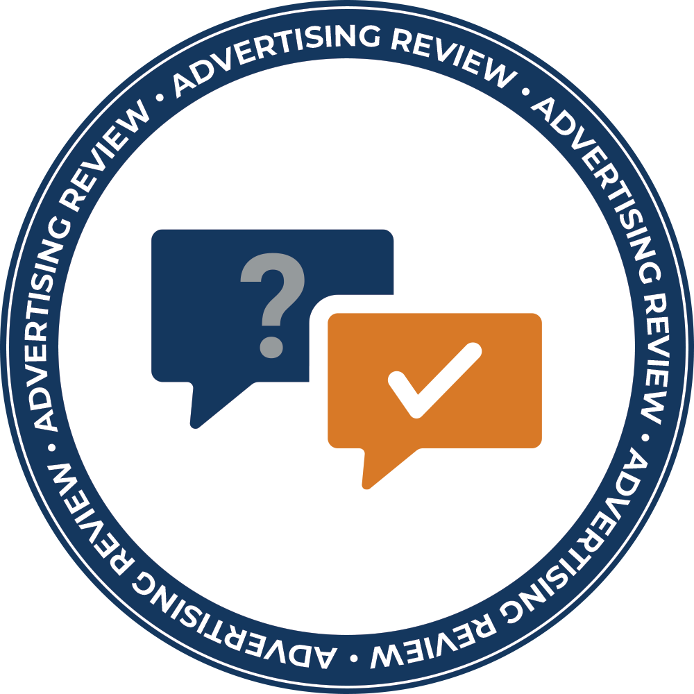 Advertising Review Icon Advertising Review Icon